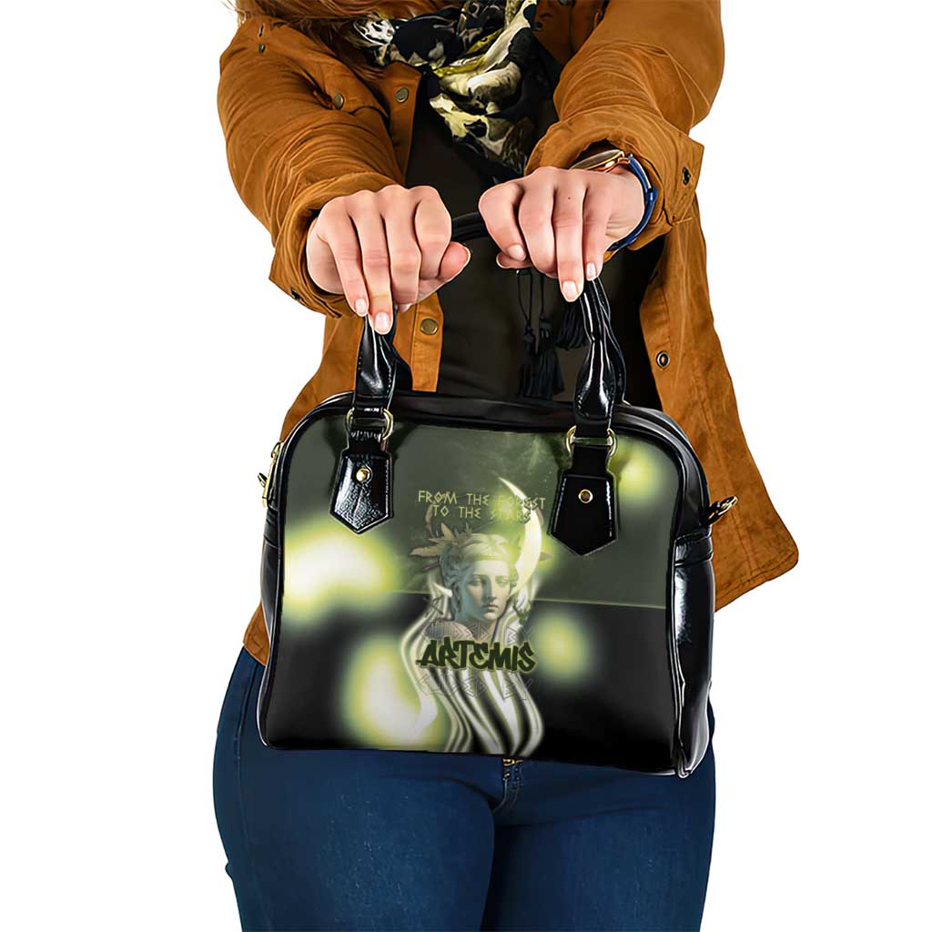 Ancient Greek Artemis Shoulder Handbag Goddess Of The Moon - Wonder Print Shop
