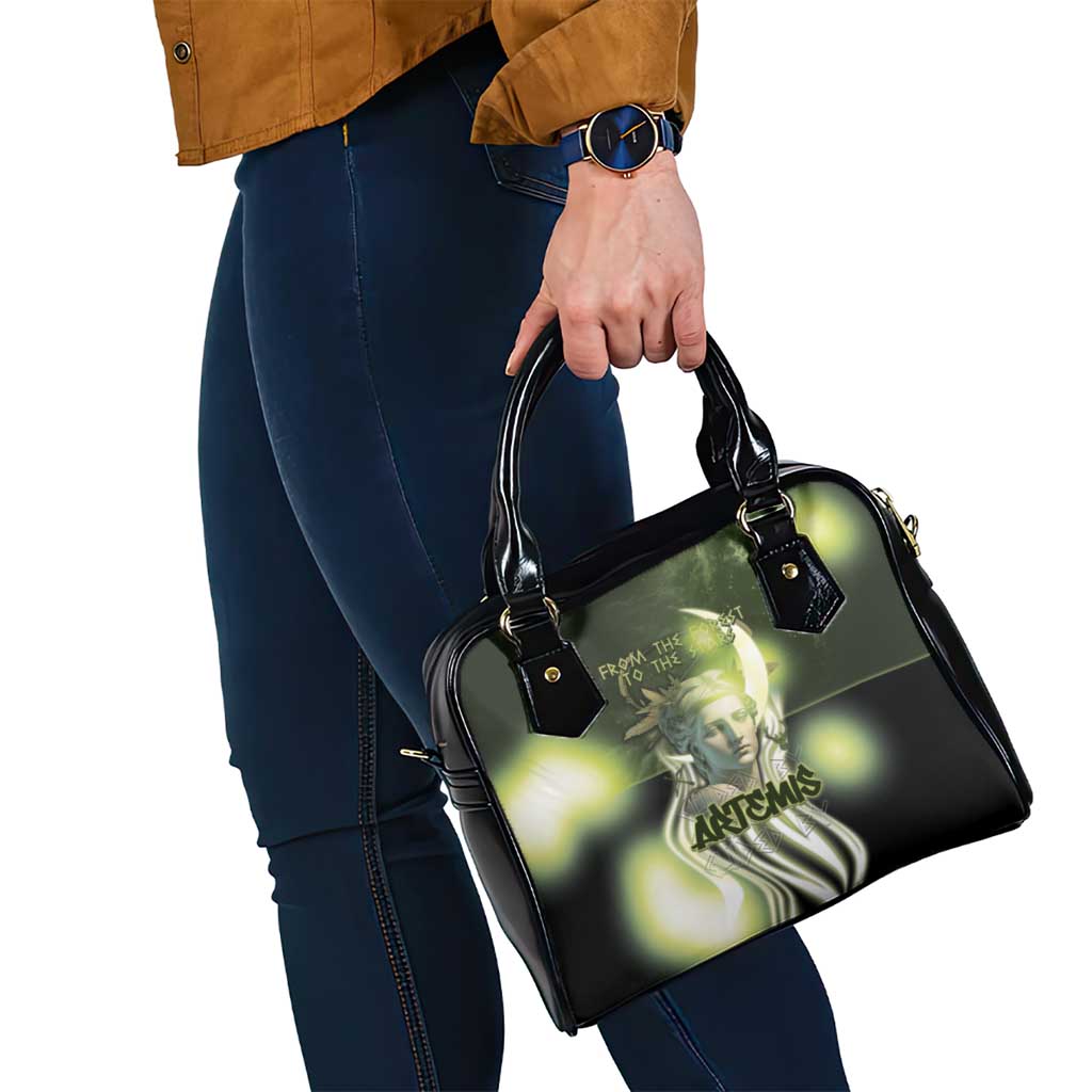 Ancient Greek Artemis Shoulder Handbag Goddess Of The Moon - Wonder Print Shop