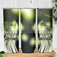 Ancient Greek Artemis Skinny Tumbler Goddess Of The Moon - Wonder Print Shop