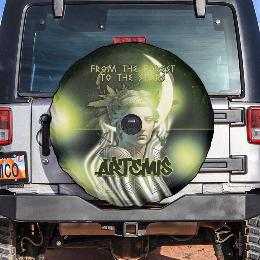 Ancient Greek Artemis Spare Tire Cover Goddess Of The Moon - Wonder Print Shop