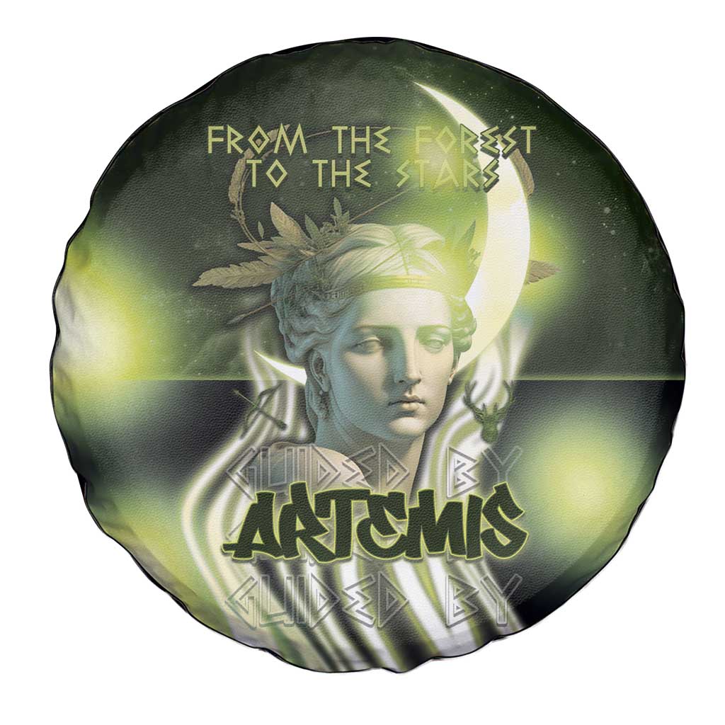 Ancient Greek Artemis Spare Tire Cover Goddess Of The Moon - Wonder Print Shop