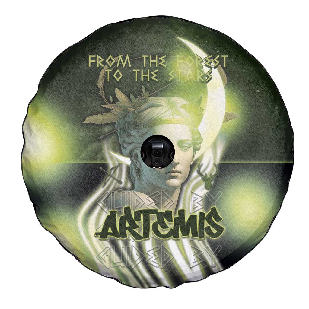 Ancient Greek Artemis Spare Tire Cover Goddess Of The Moon - Wonder Print Shop