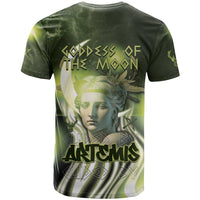 Ancient Greek Artemis T Shirt Goddess Of The Moon - Wonder Print Shop