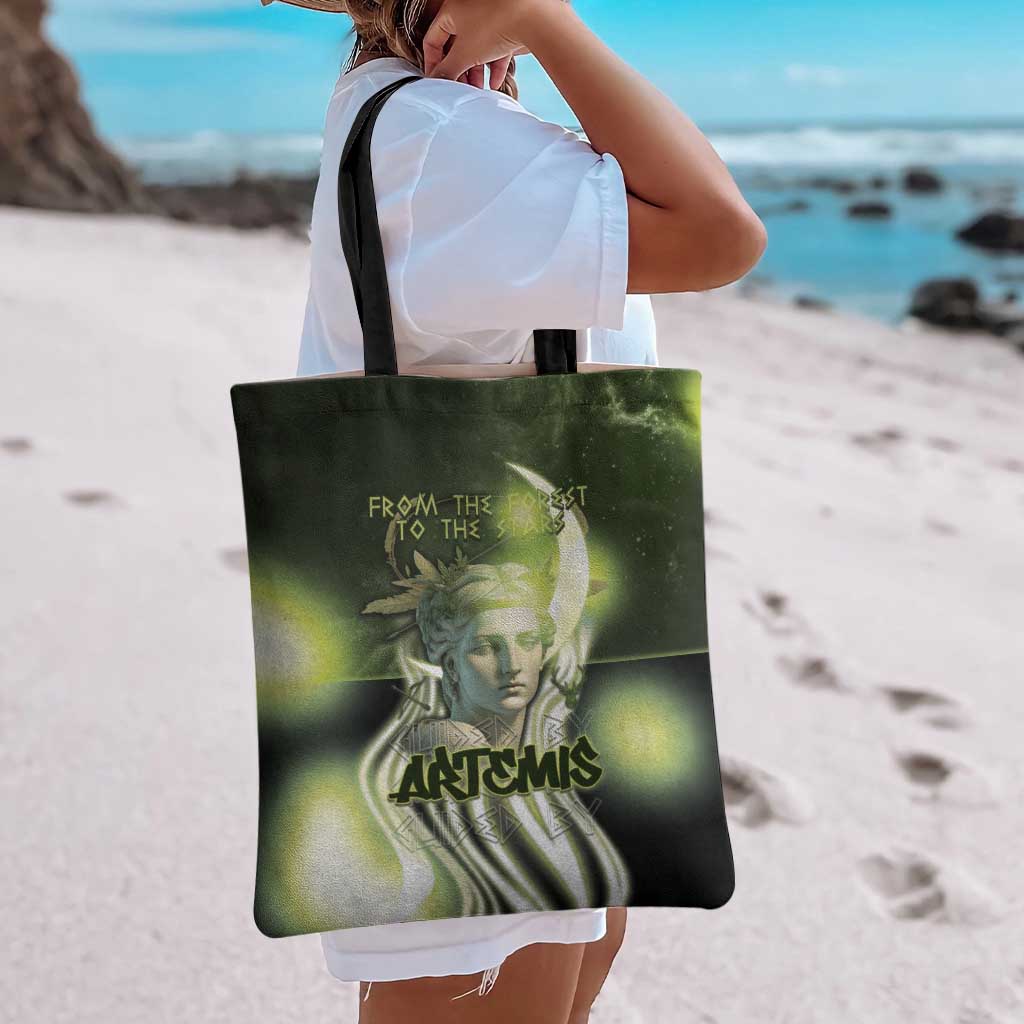 Ancient Greek Artemis Tote Bag Goddess Of The Moon - Wonder Print Shop