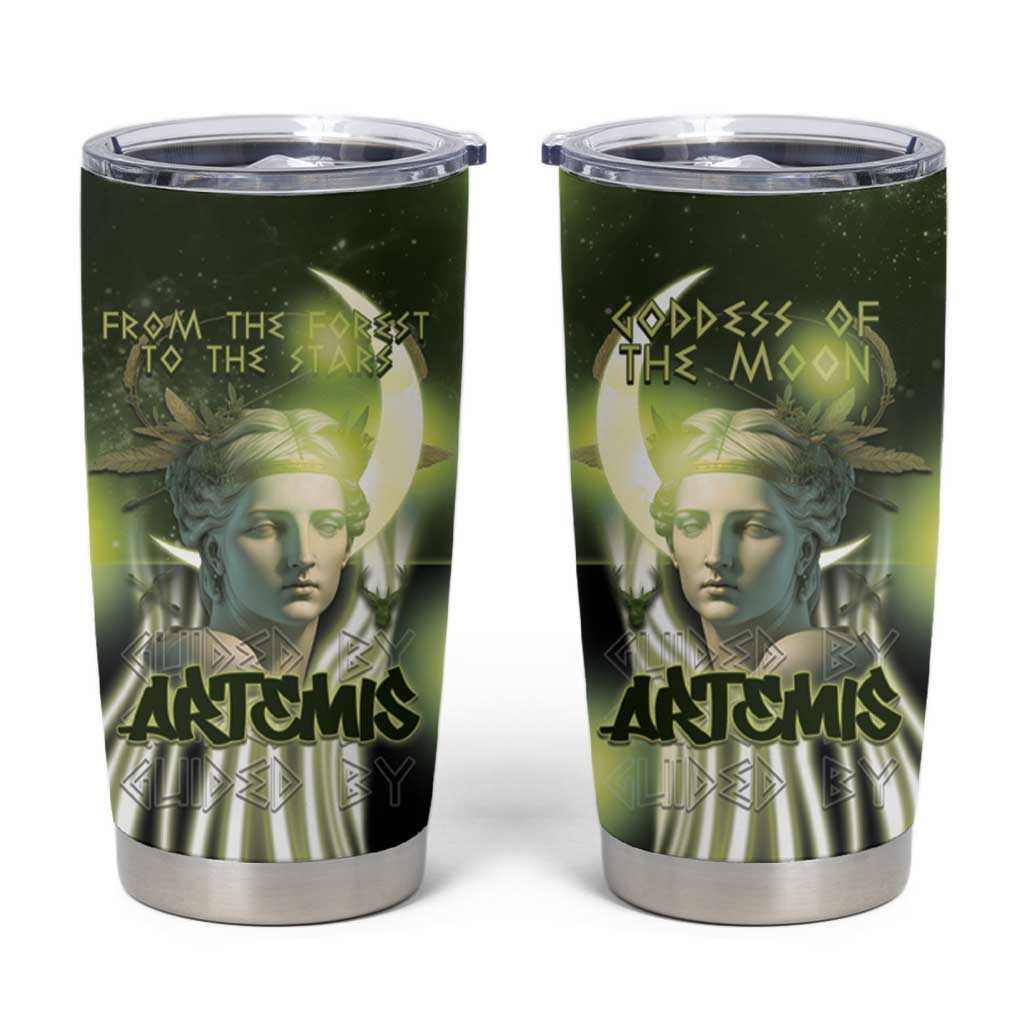 Ancient Greek Artemis Tumbler Cup Goddess Of The Moon - Wonder Print Shop