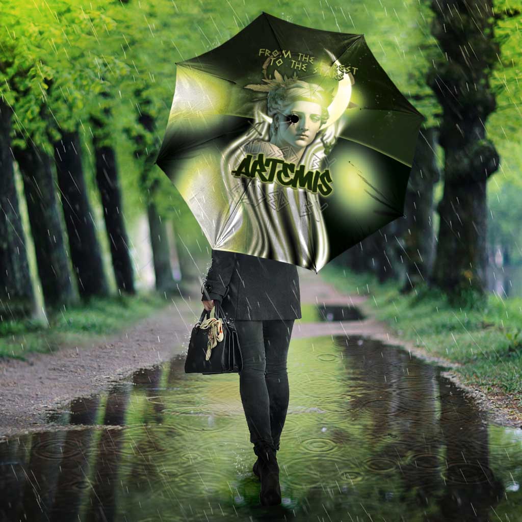 Ancient Greek Artemis Umbrella Goddess Of The Moon - Wonder Print Shop