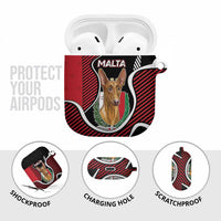 Malta AirPods Case Pharaoh Hound In Coat Of Arms - Wonder Print Shop