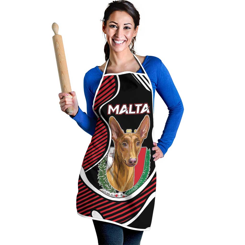 Malta Apron Pharaoh Hound In Coat Of Arms - Wonder Print Shop