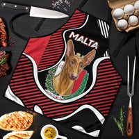 Malta Apron Pharaoh Hound In Coat Of Arms - Wonder Print Shop