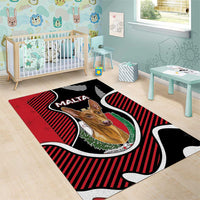 Malta Area Rug Pharaoh Hound In Coat Of Arms - Wonder Print Shop