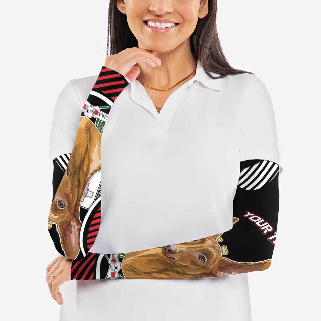 Malta Arm Sleeves Pharaoh Hound In Coat Of Arms - Wonder Print Shop