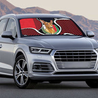 Malta Auto Sun Shade Pharaoh Hound In Coat Of Arms - Wonder Print Shop