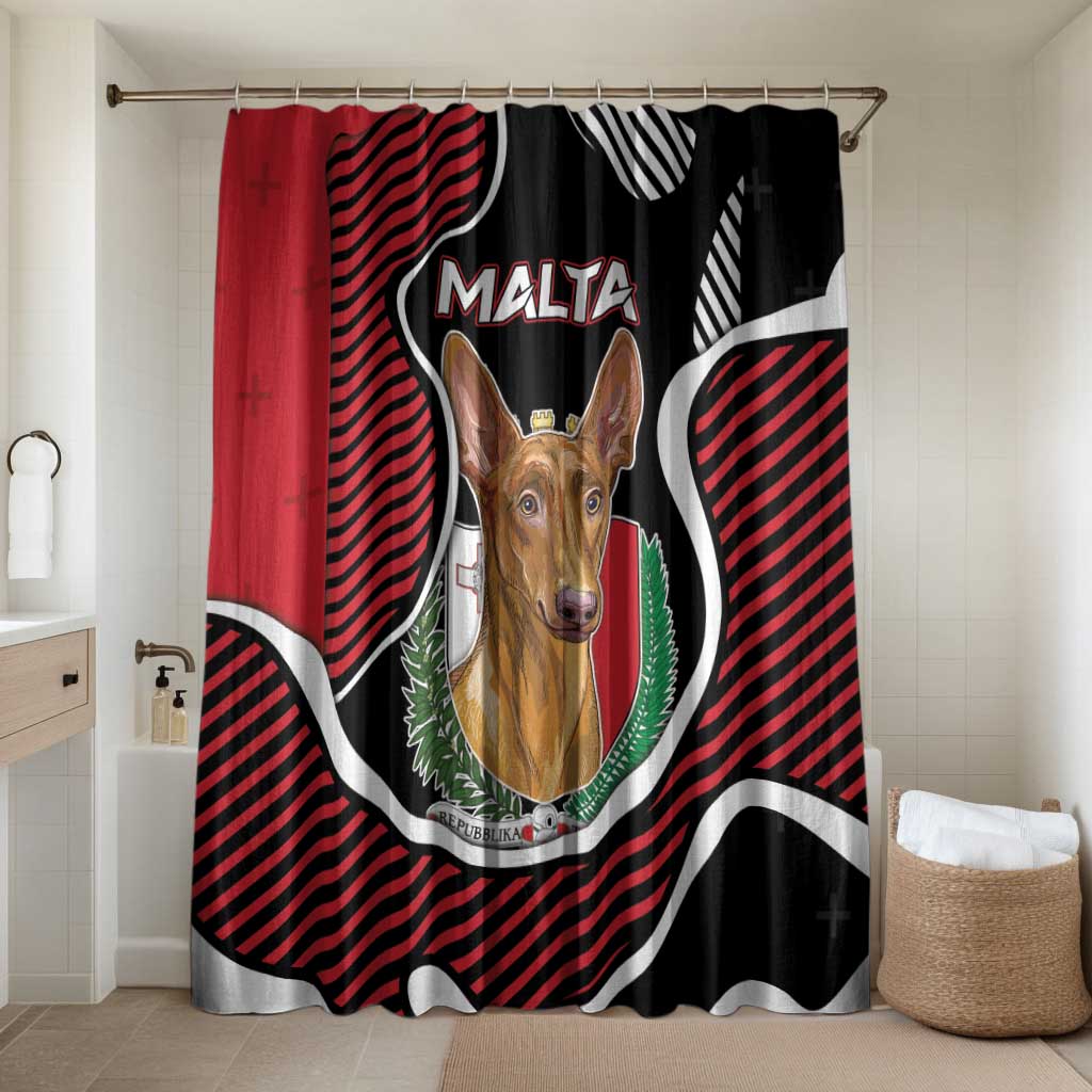 Malta Bathroom Set Pharaoh Hound In Coat Of Arms - Wonder Print Shop