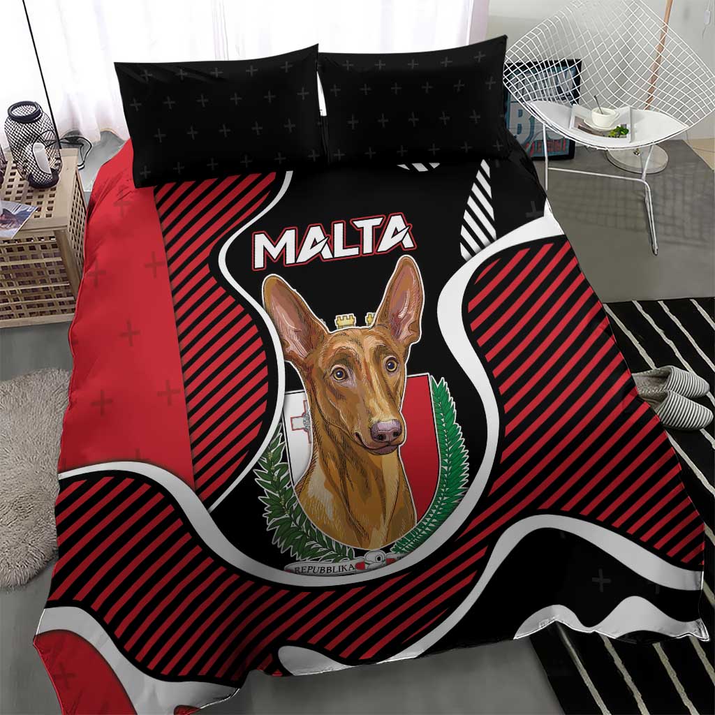 Malta Bedding Set Pharaoh Hound In Coat Of Arms - Wonder Print Shop