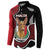 Personalized Malta Button Sweatshirt Pharaoh Hound In Coat Of Arms - Wonder Print Shop