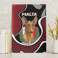 Malta Canvas Wall Art Pharaoh Hound In Coat Of Arms - Wonder Print Shop