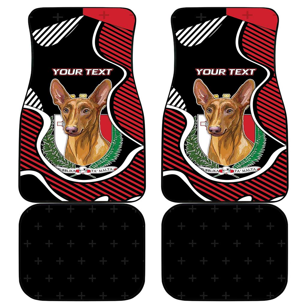 Malta Car Mats Pharaoh Hound In Coat Of Arms - Wonder Print Shop