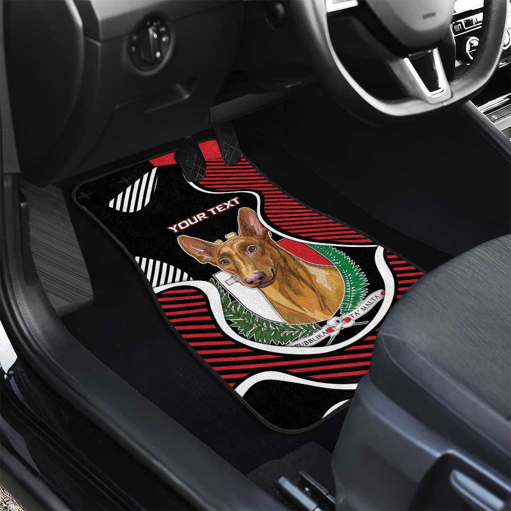 Malta Car Mats Pharaoh Hound In Coat Of Arms - Wonder Print Shop