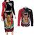 Personalized Malta Couples Matching Long Sleeve Bodycon Dress and Long Sleeve Button Shirt Pharaoh Hound In Coat Of Arms - Wonder Print Shop