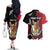 Personalized Malta Couples Matching Off The Shoulder Long Sleeve Dress and Hawaiian Shirt Pharaoh Hound In Coat Of Arms - Wonder Print Shop