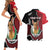 Personalized Malta Couples Matching Short Sleeve Bodycon Dress and Hawaiian Shirt Pharaoh Hound In Coat Of Arms - Wonder Print Shop