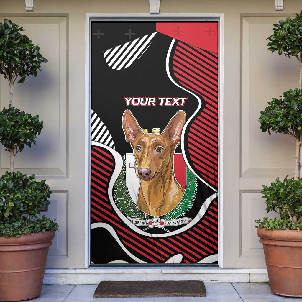 Malta Door Cover Pharaoh Hound In Coat Of Arms - Wonder Print Shop