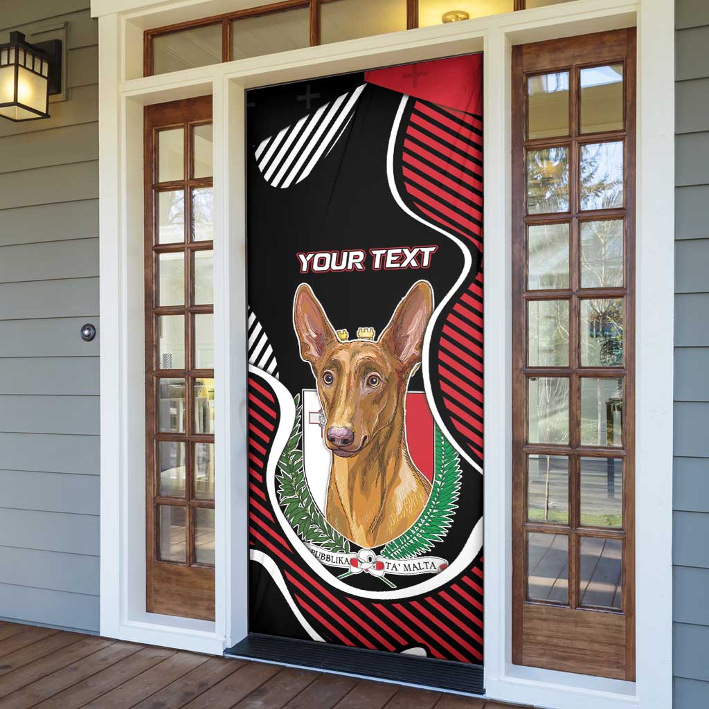 Malta Door Cover Pharaoh Hound In Coat Of Arms - Wonder Print Shop