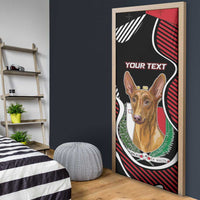 Malta Door Cover Pharaoh Hound In Coat Of Arms - Wonder Print Shop