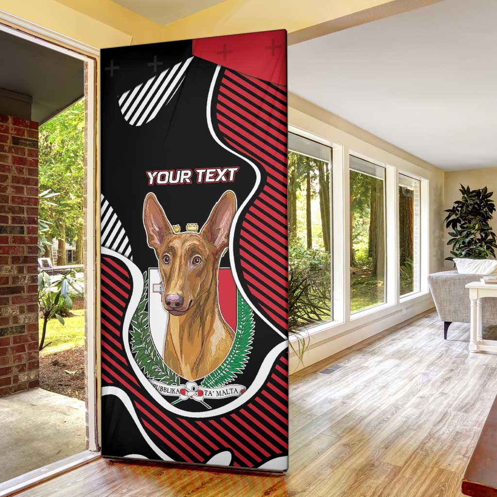 Malta Door Cover Pharaoh Hound In Coat Of Arms - Wonder Print Shop
