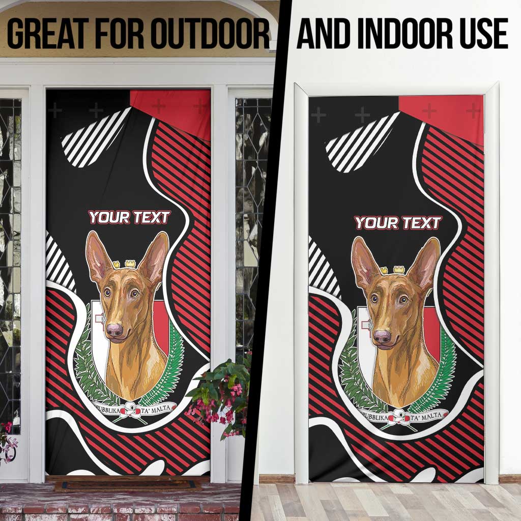Malta Door Cover Pharaoh Hound In Coat Of Arms - Wonder Print Shop