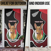 Malta Door Cover Pharaoh Hound In Coat Of Arms - Wonder Print Shop