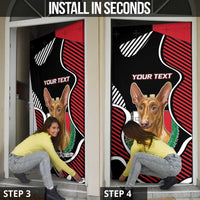 Malta Door Cover Pharaoh Hound In Coat Of Arms - Wonder Print Shop