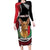 Personalized Malta Family Matching Long Sleeve Bodycon Dress and Hawaiian Shirt Pharaoh Hound In Coat Of Arms - Wonder Print Shop