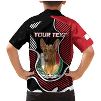 Personalized Malta Family Matching Mermaid Dress and Hawaiian Shirt Pharaoh Hound In Coat Of Arms - Wonder Print Shop