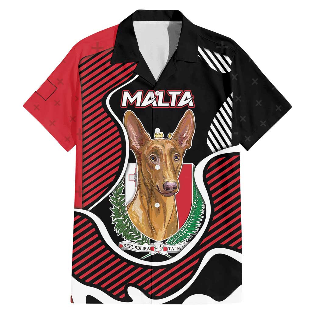 Personalized Malta Family Matching Mermaid Dress and Hawaiian Shirt Pharaoh Hound In Coat Of Arms - Wonder Print Shop
