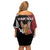 Personalized Malta Family Matching Off Shoulder Short Dress and Hawaiian Shirt Pharaoh Hound In Coat Of Arms - Wonder Print Shop