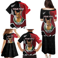 Personalized Malta Family Matching Puletasi and Hawaiian Shirt Pharaoh Hound In Coat Of Arms - Wonder Print Shop