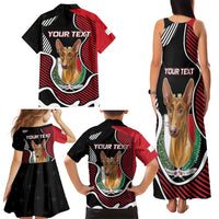 Personalized Malta Family Matching Tank Maxi Dress and Hawaiian Shirt Pharaoh Hound In Coat Of Arms - Wonder Print Shop