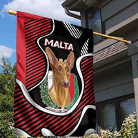 Malta Garden Flag Pharaoh Hound In Coat Of Arms - Wonder Print Shop