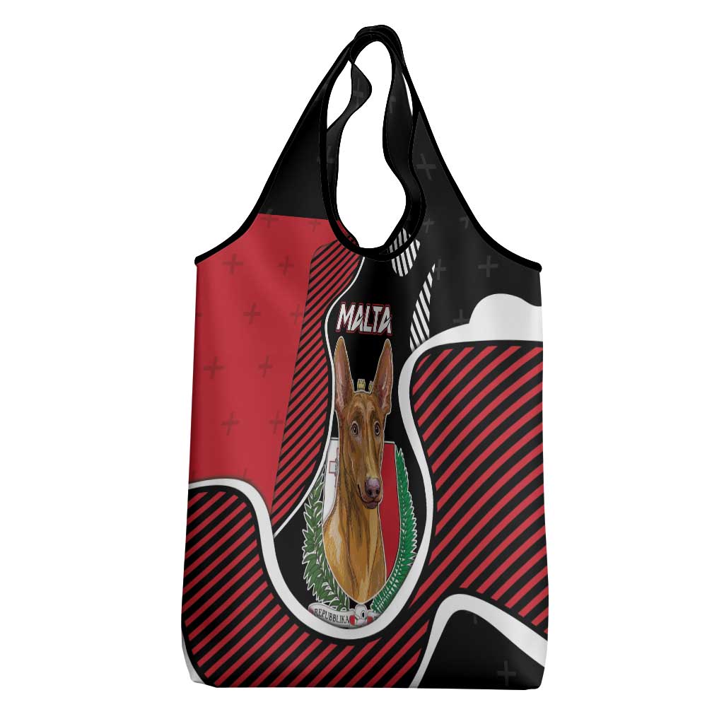 Malta Grocery Bag Pharaoh Hound In Coat Of Arms - Wonder Print Shop