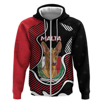 Personalized Malta Hoodie Pharaoh Hound In Coat Of Arms - Wonder Print Shop