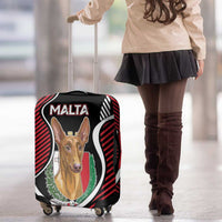 Malta Luggage Cover Pharaoh Hound In Coat Of Arms - Wonder Print Shop