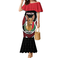 Personalized Malta Mermaid Dress Pharaoh Hound In Coat Of Arms - Wonder Print Shop