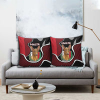 Malta Pillow Cover Pharaoh Hound In Coat Of Arms - Wonder Print Shop