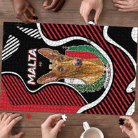 Malta Puzzle Pharaoh Hound In Coat Of Arms - Wonder Print Shop