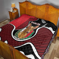 Malta Quilt Pharaoh Hound In Coat Of Arms - Wonder Print Shop