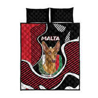 Malta Quilt Bed Set Pharaoh Hound In Coat Of Arms - Wonder Print Shop