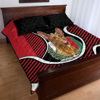 Malta Quilt Bed Set Pharaoh Hound In Coat Of Arms - Wonder Print Shop