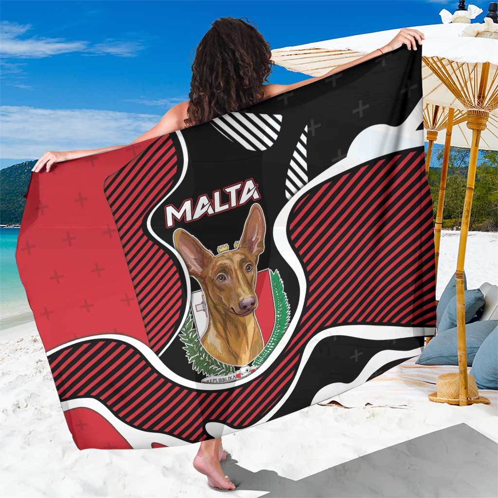 Malta Sarong Pharaoh Hound In Coat Of Arms - Wonder Print Shop