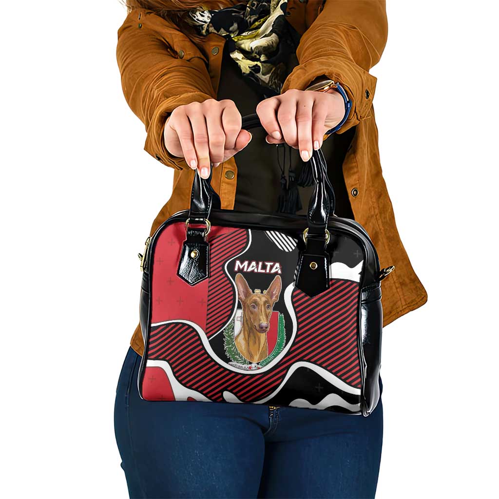 Malta Shoulder Handbag Pharaoh Hound In Coat Of Arms - Wonder Print Shop